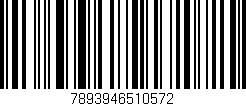 Código de barras (EAN, GTIN, SKU, ISBN): '7893946510572'