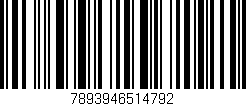 Código de barras (EAN, GTIN, SKU, ISBN): '7893946514792'