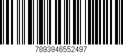 Código de barras (EAN, GTIN, SKU, ISBN): '7893946552497'