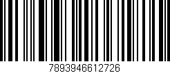 Código de barras (EAN, GTIN, SKU, ISBN): '7893946612726'