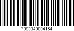 Código de barras (EAN, GTIN, SKU, ISBN): '7893948004154'