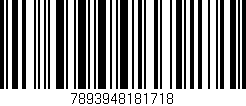 Código de barras (EAN, GTIN, SKU, ISBN): '7893948181718'
