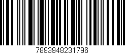 Código de barras (EAN, GTIN, SKU, ISBN): '7893948231796'