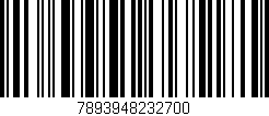 Código de barras (EAN, GTIN, SKU, ISBN): '7893948232700'