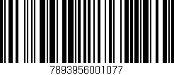 Código de barras (EAN, GTIN, SKU, ISBN): '7893956001077'