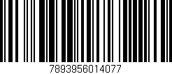 Código de barras (EAN, GTIN, SKU, ISBN): '7893956014077'