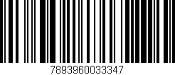 Código de barras (EAN, GTIN, SKU, ISBN): '7893960033347'