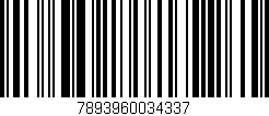 Código de barras (EAN, GTIN, SKU, ISBN): '7893960034337'