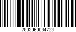 Código de barras (EAN, GTIN, SKU, ISBN): '7893960034733'