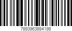 Código de barras (EAN, GTIN, SKU, ISBN): '7893963894198'