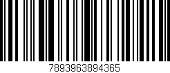 Código de barras (EAN, GTIN, SKU, ISBN): '7893963894365'