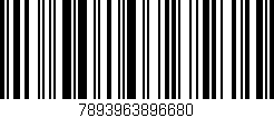 Código de barras (EAN, GTIN, SKU, ISBN): '7893963896680'