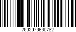 Código de barras (EAN, GTIN, SKU, ISBN): '7893973630762'