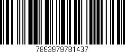 Código de barras (EAN, GTIN, SKU, ISBN): '7893979781437'
