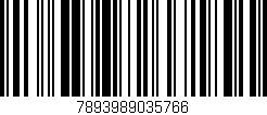 Código de barras (EAN, GTIN, SKU, ISBN): '7893989035766'