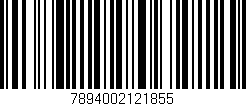 Código de barras (EAN, GTIN, SKU, ISBN): '7894002121855'