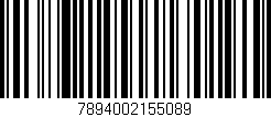Código de barras (EAN, GTIN, SKU, ISBN): '7894002155089'