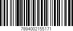 Código de barras (EAN, GTIN, SKU, ISBN): '7894002155171'