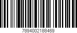 Código de barras (EAN, GTIN, SKU, ISBN): '7894002188469'
