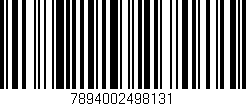 Código de barras (EAN, GTIN, SKU, ISBN): '7894002498131'