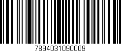Código de barras (EAN, GTIN, SKU, ISBN): '7894031090009'