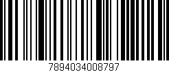 Código de barras (EAN, GTIN, SKU, ISBN): '7894034008797'