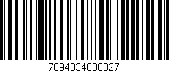 Código de barras (EAN, GTIN, SKU, ISBN): '7894034008827'