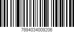 Código de barras (EAN, GTIN, SKU, ISBN): '7894034009206'