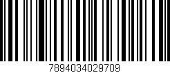 Código de barras (EAN, GTIN, SKU, ISBN): '7894034029709'