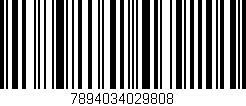 Código de barras (EAN, GTIN, SKU, ISBN): '7894034029808'