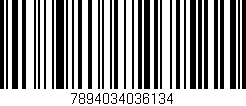 Código de barras (EAN, GTIN, SKU, ISBN): '7894034036134'