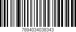 Código de barras (EAN, GTIN, SKU, ISBN): '7894034038343'