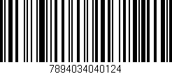 Código de barras (EAN, GTIN, SKU, ISBN): '7894034040124'