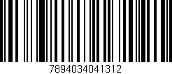 Código de barras (EAN, GTIN, SKU, ISBN): '7894034041312'