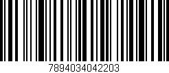 Código de barras (EAN, GTIN, SKU, ISBN): '7894034042203'