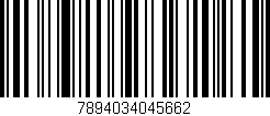 Código de barras (EAN, GTIN, SKU, ISBN): '7894034045662'