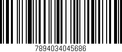 Código de barras (EAN, GTIN, SKU, ISBN): '7894034045686'