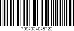 Código de barras (EAN, GTIN, SKU, ISBN): '7894034045723'
