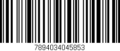 Código de barras (EAN, GTIN, SKU, ISBN): '7894034045853'