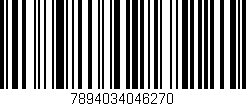 Código de barras (EAN, GTIN, SKU, ISBN): '7894034046270'