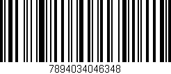 Código de barras (EAN, GTIN, SKU, ISBN): '7894034046348'