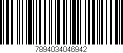 Código de barras (EAN, GTIN, SKU, ISBN): '7894034046942'