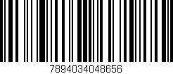 Código de barras (EAN, GTIN, SKU, ISBN): '7894034048656'