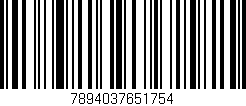 Código de barras (EAN, GTIN, SKU, ISBN): '7894037651754'