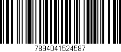 Código de barras (EAN, GTIN, SKU, ISBN): '7894041524587'