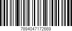 Código de barras (EAN, GTIN, SKU, ISBN): '7894047172669'