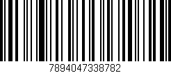 Código de barras (EAN, GTIN, SKU, ISBN): '7894047338782'