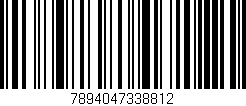 Código de barras (EAN, GTIN, SKU, ISBN): '7894047338812'