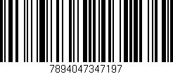 Código de barras (EAN, GTIN, SKU, ISBN): '7894047347197'
