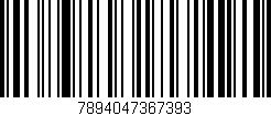Código de barras (EAN, GTIN, SKU, ISBN): '7894047367393'